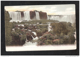 ARGENTINA Vista Parcial Del Gran Salto Del Yguazu Misiones Dos Simple Unused - Argentinien