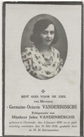 DP. GERMAINE VANDENBUSSCHE - VANDENBERGHE ° OOSTENDE 1906- + 1936 - Religion & Esotérisme