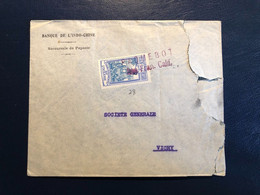 Lettre, Océanie N°28 OBL Griffe Lilas PAQUEBOT SAN. FRAN. CALIF, Mal Ouverte A Droite Sinon TB - Storia Postale