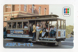 ETATS-UNIS TELECARTE JAPON SAN FRANCISCO TRAMWAY - Otros & Sin Clasificación