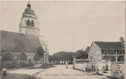 CPA Chevannes (89) L'Eglise Et L'entrée Du Village     Ed Neurdein - Chevannes