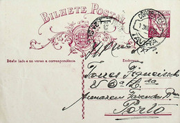 1933 Inteiro Postal Tipo «Lusíadas» 25 R. Rosa Enviado De Tavira Para O Porto - Entiers Postaux