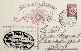 1934 Inteiro Postal Tipo «Lusíadas» 25 R. Rosa Enviado De Portalegre Para O Porto - Postwaardestukken