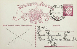 1935 Inteiro Postal Tipo «Lusíadas» 25 R. Rosa Enviado De Loulé Para O Porto - Postal Stationery