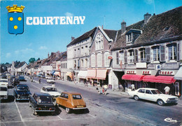 / CPSM FRANCE 45 "Courtenay, La Place Du Marché" - Courtenay