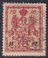 POLAND 1915 Warsaw Local Fi 8 Used - Plaatfouten & Curiosa