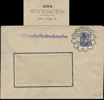 12018 DDR Brief AWA Musik Erfurt Blumen SoStpl. 1960 - Covers & Documents