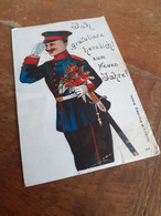 ICH GRATULIERE HERZLICH - SCHMUCKER OFFIZIER - 1915 - Von NIEDERZWEHREN CASSEL Nach WEIDHAUSEN Bei COBURG - BRESLAU - Uniformen