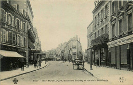 Montluçon * Boulevard Courtay Et Rue De La Boucherie * Le Bazar AUBERTIN * Commerce Magasin PERROUX - Montlucon