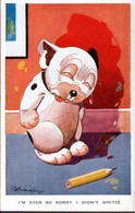 ! Künstlerkarte Ansichtskarte Bonzo, Dog, Valentines - Cani