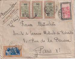 MADAGASCAR-LR-TP 131-189X3-167 OB-CAD-MANANJARY Pour Paris- 30/1/1933 - Oblitérés