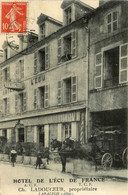 Lapalisse * Hôtel De L'écu De France , Propriétaire Ch. LADOUCEUR * Diligence - Lapalisse
