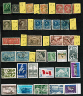 Collection Canada +350 Timbres (+carnet Complet) - Cote Importante / Canada Collection +350 Stamps (+complete Booklet) - Sammlungen