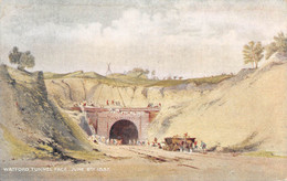 Angleterre - Hertfordshire - WATFORD Tunnel Face - London & North Western Railway - Drawing - Hertfordshire