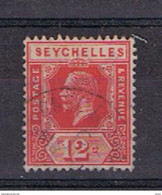 SEYCHELLES:  1921/28  GEORGE  V°  -  12 C. USED  STAMP  -  YV/TELL. 98 - Seychellen (...-1976)