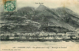 Jausiers * Vue Générale Du Village Sous La Neige * Montagne De Chatelard - Andere & Zonder Classificatie