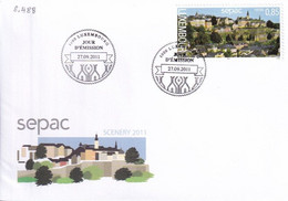 Luxembourg  - FDC Luxemburg-Stadt Corniche (8.488) - Brieven En Documenten