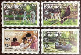 Dominica 1985 Youth Year Birds MNH - Dominique (1978-...)
