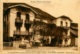 St André Les Alpes * Devanture Grans Hôtel Louis GIBERT Propriétaire - Andere & Zonder Classificatie