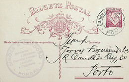 1935 Inteiro Postal Tipo «Lusíadas» 25 R. Rosa Enviado De Pombal Para O Porto - Postal Stationery