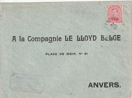 NOODSTEMPEL : Brief Met PZ (138) Met Verkiezingsstempel "SENEFFE 21 DE 18" Naar ANVERS - Fortune Cancels (1919)