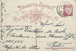 1933 Inteiro Postal Tipo «Lusíadas» 25 R. Rosa Enviado De Ponte De Sôr Para O Porto - Postal Stationery