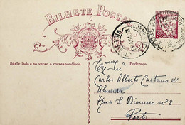 1933 Inteiro Postal Tipo «Lusíadas» 25 R. Rosa Enviado De Vila Real Para O Porto - Entiers Postaux