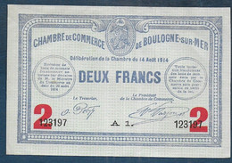 Chambre De Commerce De BOULOGNE SUR MER -  2 Francs - Pirot N° 16 - Chambre De Commerce