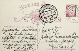 1935 Inteiro Postal Tipo «Lusíadas» 25 R. Rosa Enviado Do Porto Para O Estoril - Ganzsachen