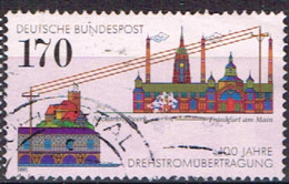 ALL-336 - RFA  ALLEMAGNE FEDERALE N°1389 Obl. Centrale électrique Du Neckar - Used Stamps