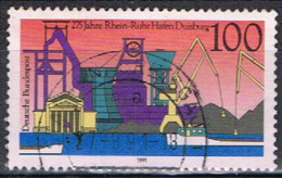 ALL-336 - RFA  ALLEMAGNE FEDERALE N°1390 Obl. Port De Duisburg - Used Stamps