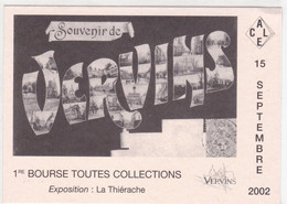 VERVINS - 1° Bourse Toutes Collections - 15 Septembre 2002 - Bourses & Salons De Collections