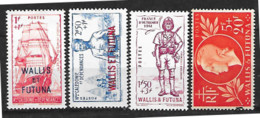 Wallis Et Futuna 4 Timbres Divers Neufs Avec Ou Sans Gomme - Neufs