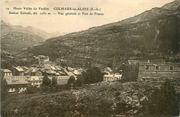 Colmars Les Alpes * Vue Générale Et Fort De France * Panorama Du Village - Autres & Non Classés