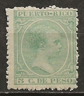 PUERTO-RICO (Colo. Espagne): *, N° YT 110, TB - Altri & Non Classificati