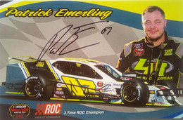 Patrick Emerling ( American Race Car Driver) - Autogramme