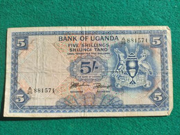 Uganda 5 Schillins 1966 - Ouganda