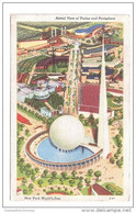 TRYLON AND PERISPHERE NEW YORK WORLDS FAIR OLD POSTCARD 1939 - World Trade Center