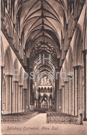 Salisbury Cathedral - Nave East - 19758 - Old Postcard - England - United Kingdom - Unused - Salisbury