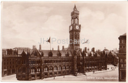 Bradford - Town Hall - Old Postcard - England - United Kingdom - Used - Bradford