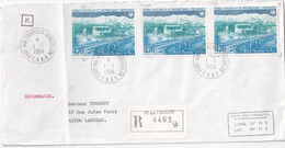 T.A.A.F. 1984 LETTRE RECOMMANDEE DE PORT AUX FRANCAIS AVEC CACHET ARRIVEE LANGEAC - Andere & Zonder Classificatie