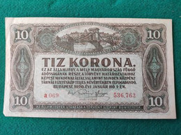 Ungheria 10 Korona 1920 - Hongrie
