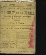 Grande Carte Routière. Sud-Ouest De La France. Bordelais - Guyenne - Gascogne - COLLECTIF - 0 - Maps/Atlas