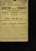 Grande Carte Routière De La France. Sud-Ouest. Bordelais - Angoumois - Périgord - COLLECTIF - 0 - Maps/Atlas