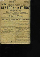 Grande Carte Routière. Section Ouest. Berry - Poitou - Touraine - COLLECTIF - 0 - Kaarten & Atlas