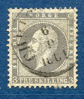 ⭐ Norvège - YT N° 3 - Oblitéré - 1856 ⭐ - Used Stamps