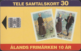 Aland Chip - FD28 -  Stamps Of Åland - 30 MK - Mint - Aland