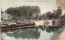 1V3 Nz   02 La Fére Beautor Canal De La Sambre à L'Oise (pas Courante Colorisée) - Andere Gemeenten