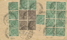 INDIA 1932 King George V 1/2A + 1A (3x) Superb Cover To Hanover + 1936 Bulk AIR - 1911-35 Roi Georges V