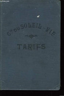 Tarifs. - COMPAGNIE DU SOLEIL - 1924 - Contabilità/Gestione